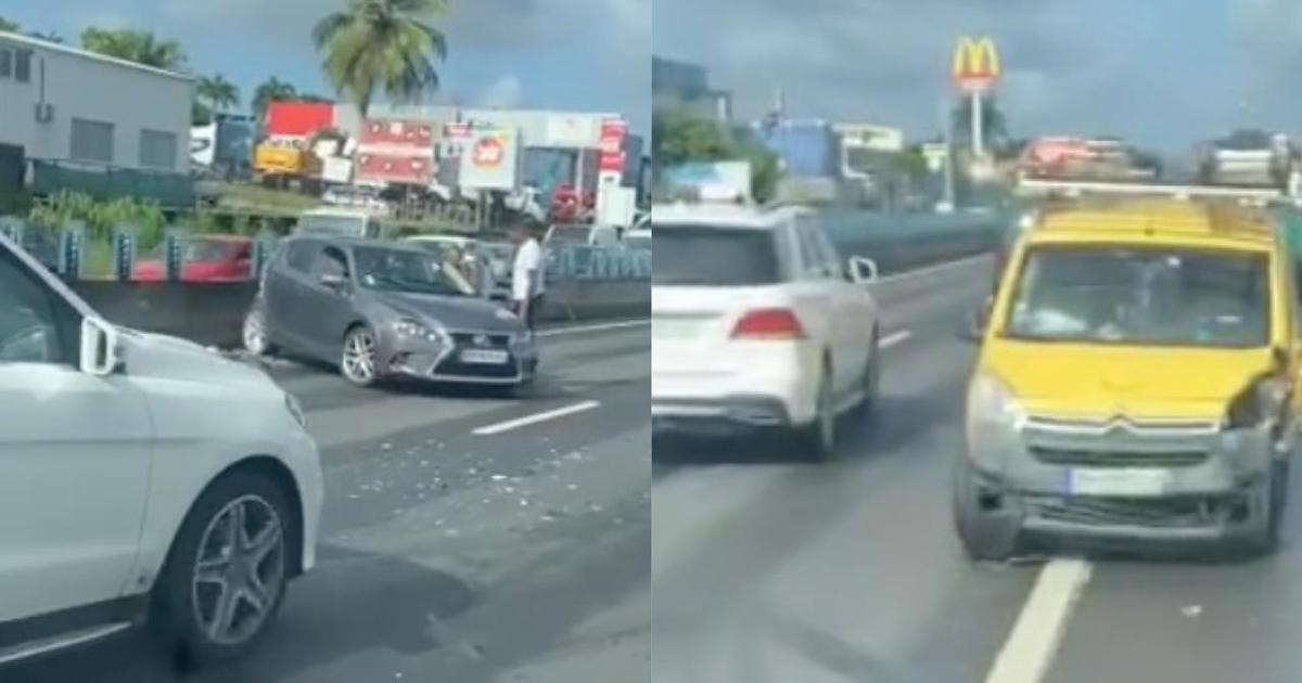 Deux accidents sur la RN1 : déviation vers le Pont de l’Alliance