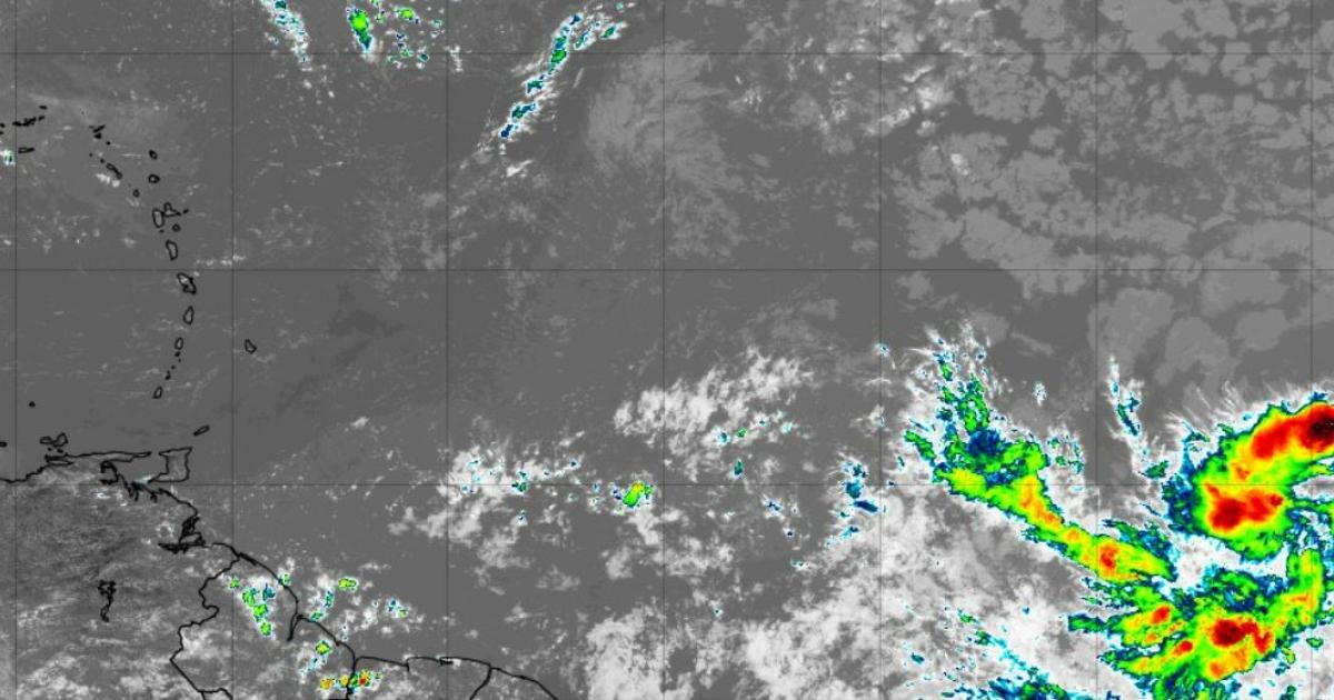 Antilles : l'onde tropicale au centre de l'Atlantique a de fortes chances de se renforcer