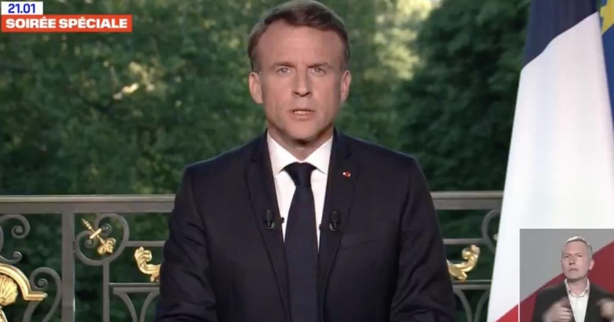 Emmanuel Macron annonce la dissolution de l'Assemblée nationale après la victoire de l'extrême-droite aux Européennes