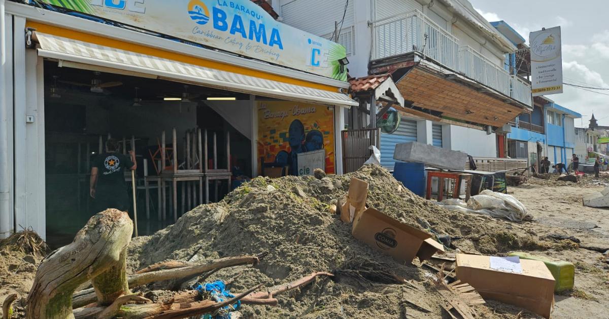 L'après Béryl à Sainte-Luce : « jamais vu ça en 25 ans ! »