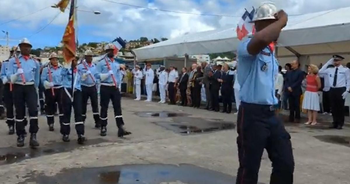 Les forces de sécurité à l’honneur lors du traditionnel défilé du 14 juillet en Martinique