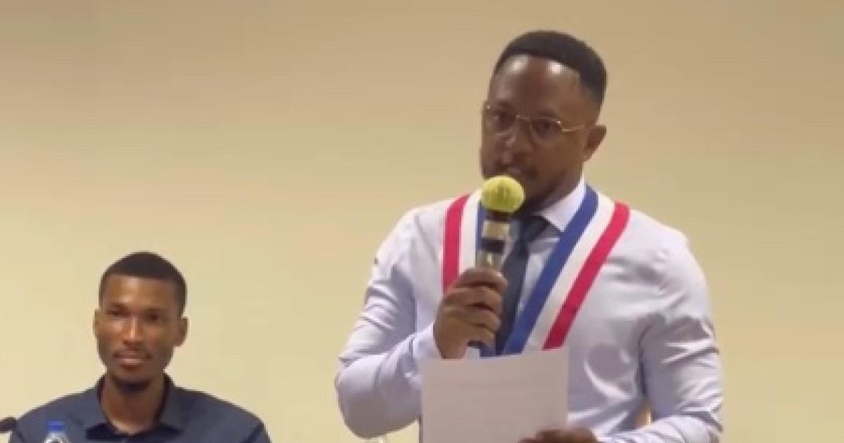 Jimmy Farreaux est le nouveau maire de la commune du Vauclin
