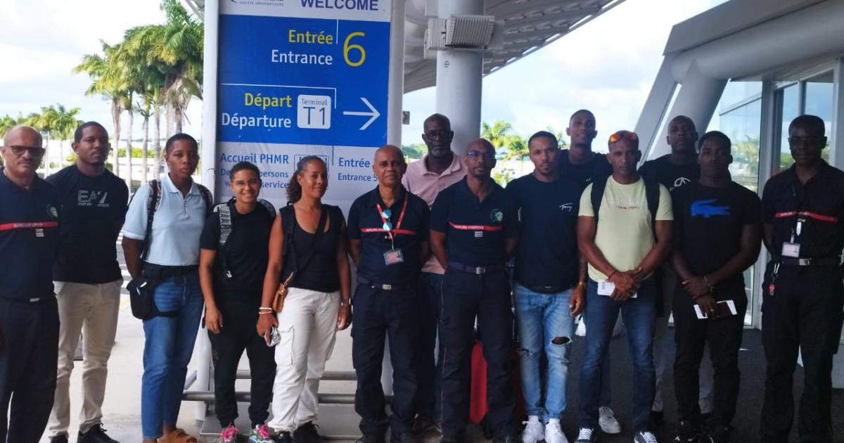 10 pompiers de Guadeloupe envoyés en renfort pour les Jeux olympiques de Paris 2024