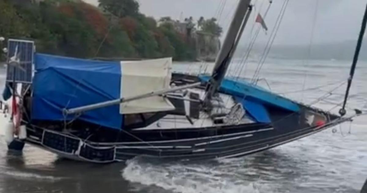 Houle : le littoral caraïbe encore trempé par la houle ce mardi matin
