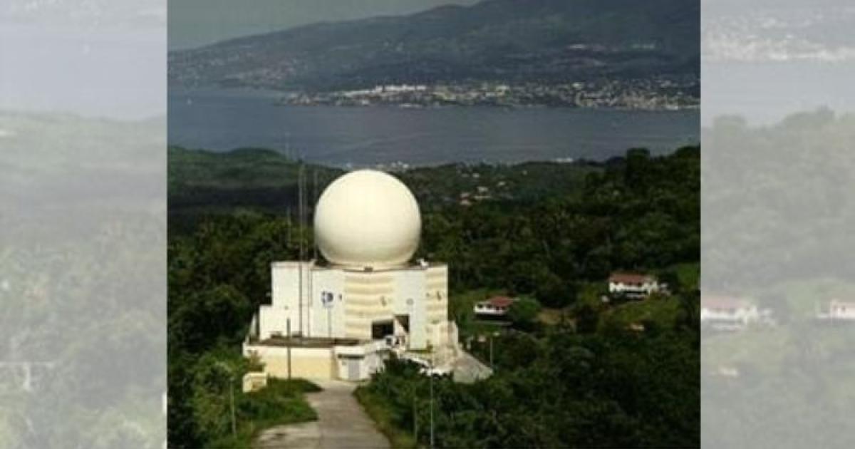 Le radar météo du Diamant est à nouveau en fonction