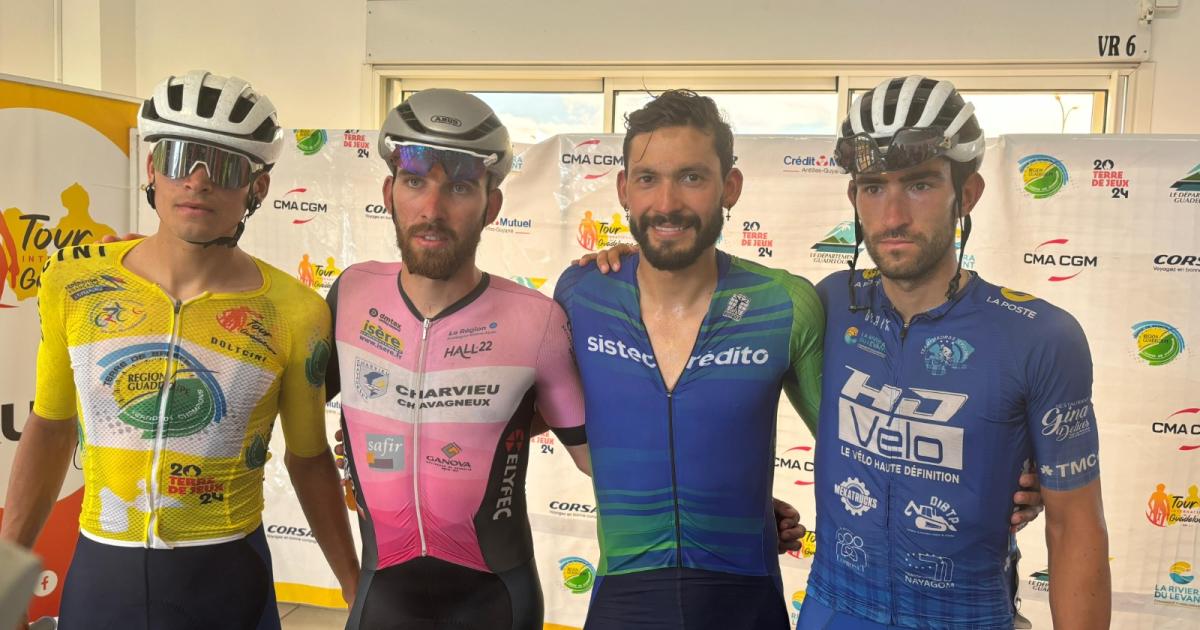     





[CLASSEMENTS ET IMAGES] Kevin Castillo reste en Jaune après la 7ème étape du Tour cycliste de Guadeloupe




