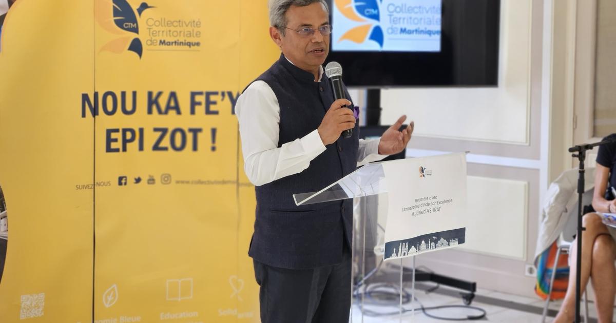 Visite officielle de l’ambassadeur d’Inde en Guadeloupe et en Martinique