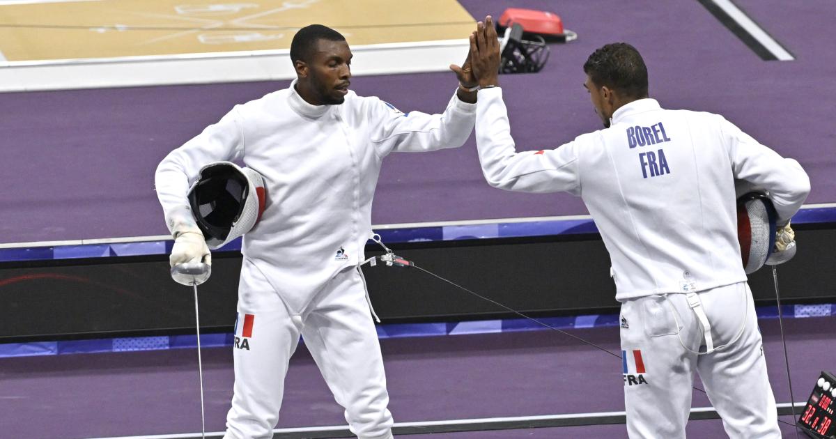 JO 2024 : Midelton et Borel battus avec la France à l'épée par équipe