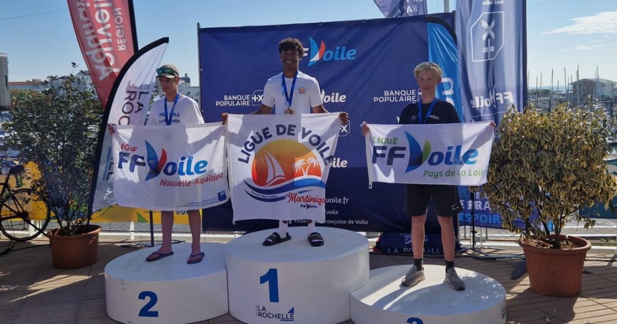 VOILE. Le jeune Martiniquais Nathan Wehrlé champion de France Espoirs en catégorie ILCA 4