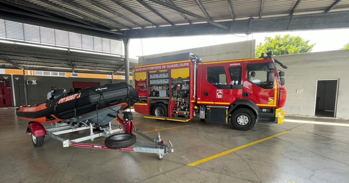 De nouveaux engins de secours pour les pompiers de Guadeloupe