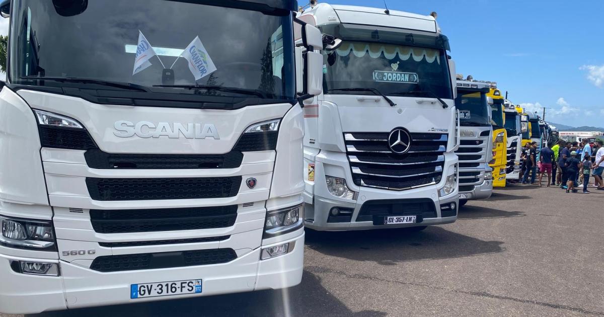 Les camions font leur show au Martinique Truck Show 2024