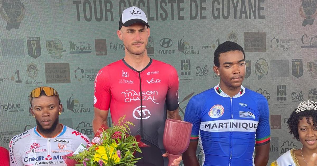 CYCLISME. Le Martiniquais Mathis Risal sur le podium de la 3ème étape du Tour de Guyane