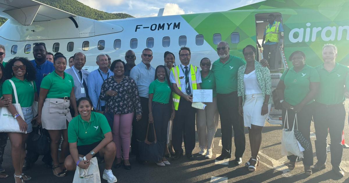 Air Antilles organise un vol inaugural à destination de Saint-Martin