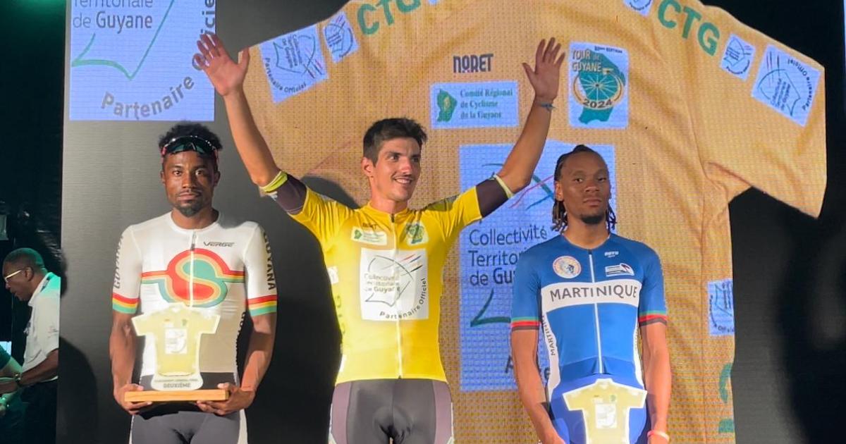     





Emiliano Vila, vainqueur du 33ème Tour de Guyane, Edwin Nubul, 3ème





