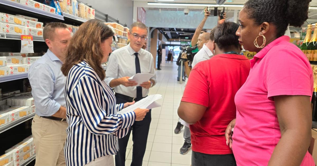 Contrôle du Bouclier qualité prix au Super U de Basse-Terre