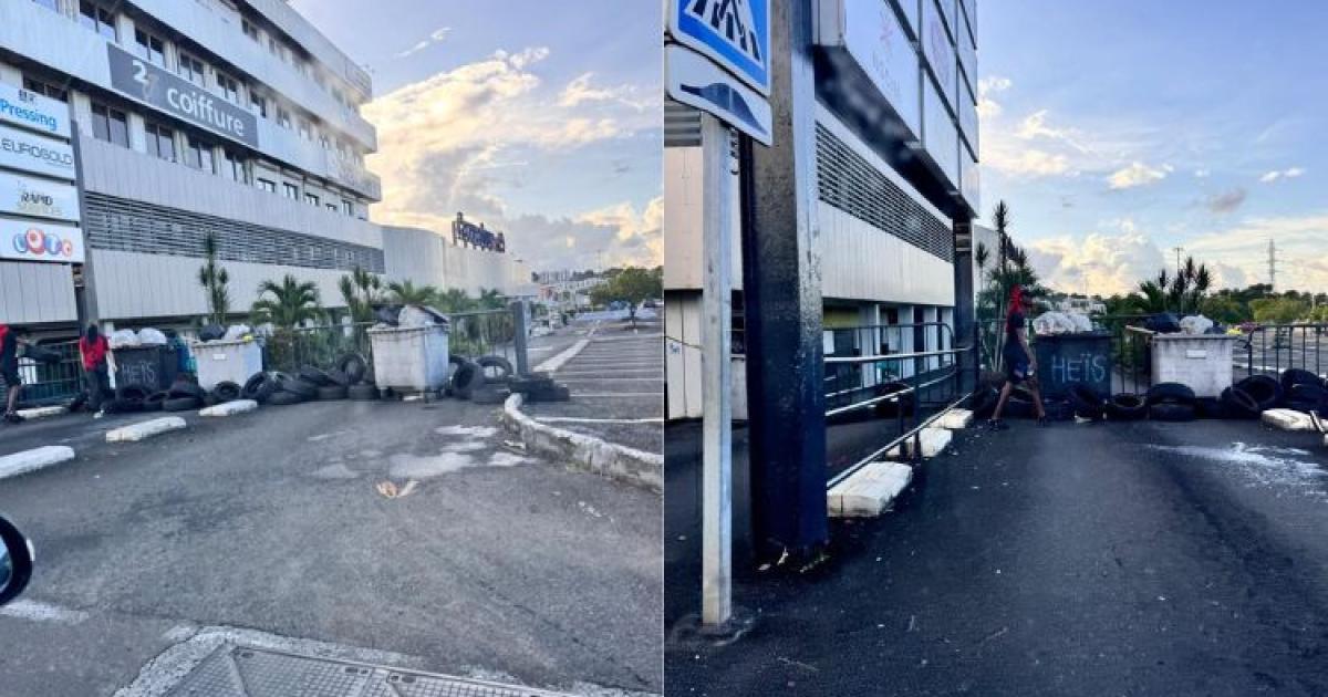 Dillon, Rivière-Salée, Marin : trois supermarchés bloqués en Martinique