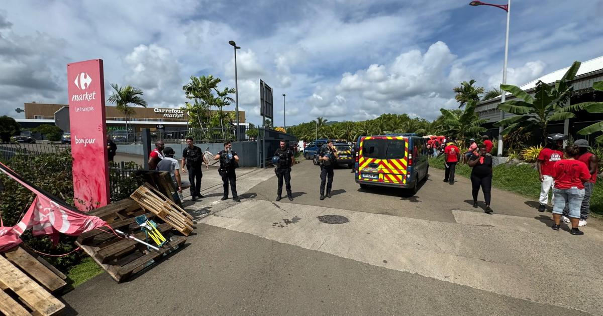 Des militants mobilisés près des supermarchés du François