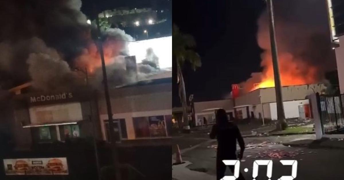Incendies, vols : des bandes ont semé la terreur toute la nuit en Martinique