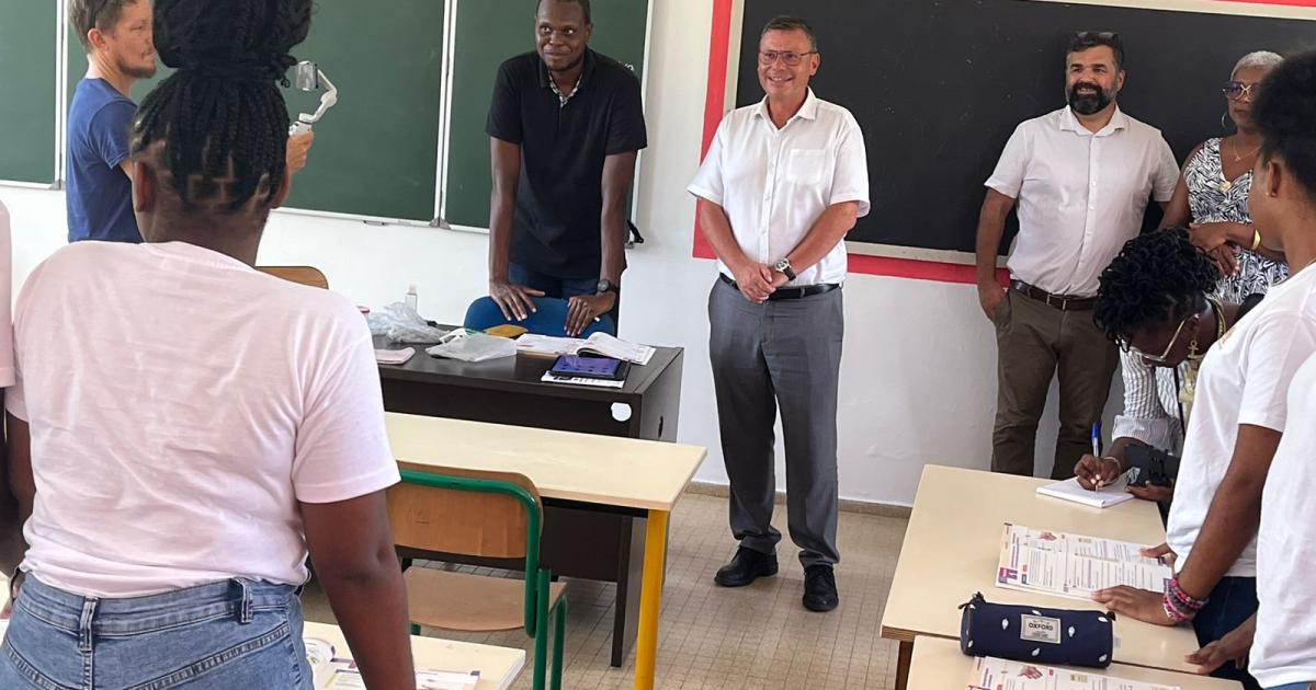 Les élèves de la filière agricole ont fait leur rentrée en Guadeloupe