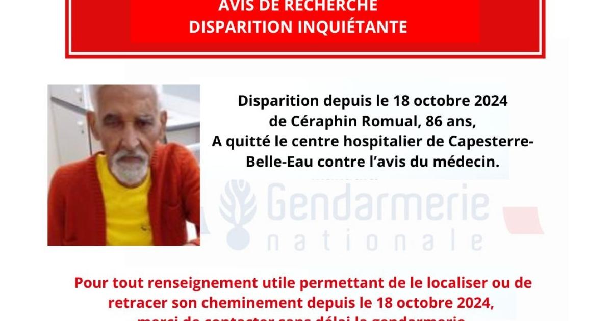Appel à témoins : avez-vous vu Romuald Céraphin ?