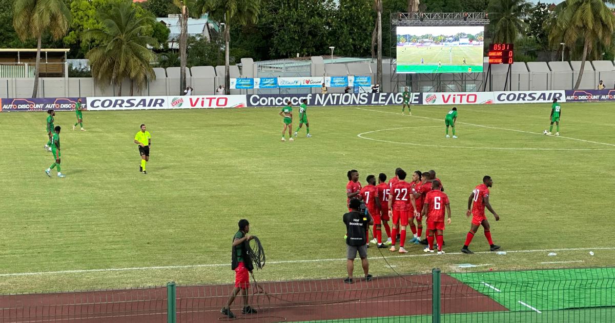 Ligue des Nations de la Concacaf : la Martinique gagne la première manche contre la Guadeloupe