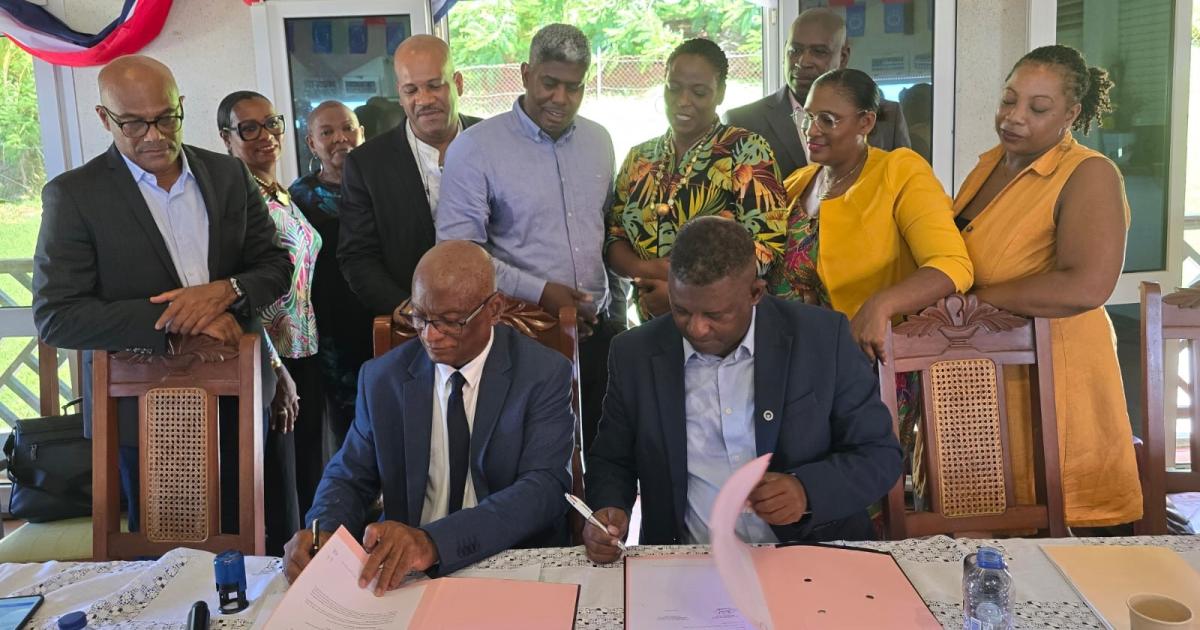 Vieux-Fort signataire du 21ème Contrat Péyi avec le Département