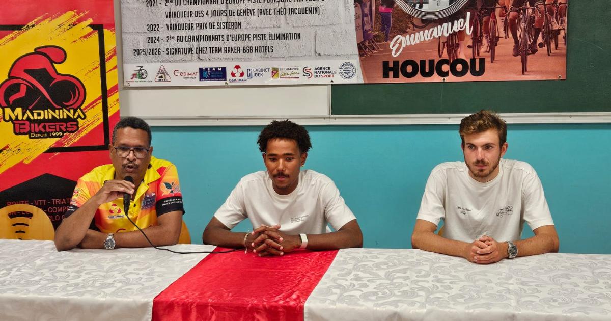 Le coureur cycliste, Emmanuel Houcou, se repose en Martinique avant sa saison professionnelle