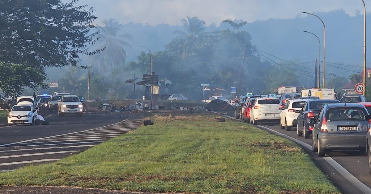 Barrages et levées de barrages en Martinique ce vendredi matin