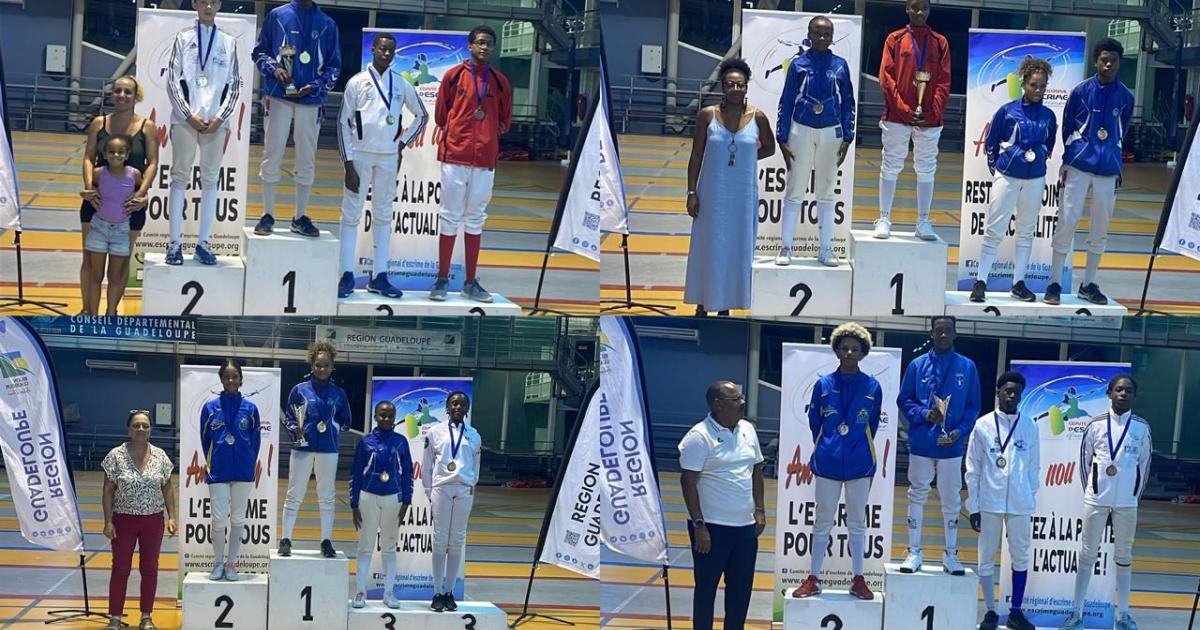 Coupe de la Région Guadeloupe d’Escrime : 103 tireurs hommes et femmes se sont affrontés