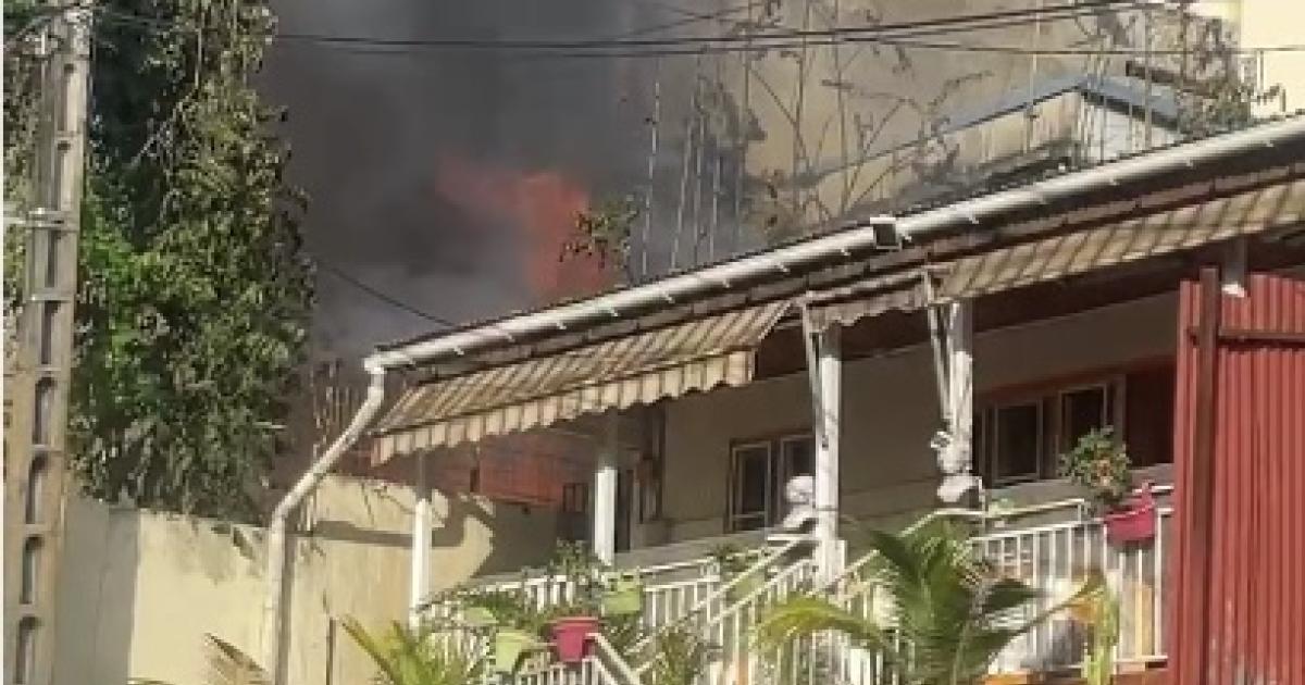 Incendie dans un squat route des Religieuses