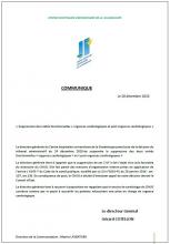 Communiqué Direction CHU